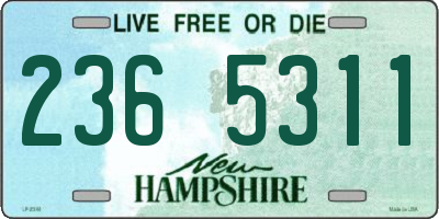 NH license plate 2365311