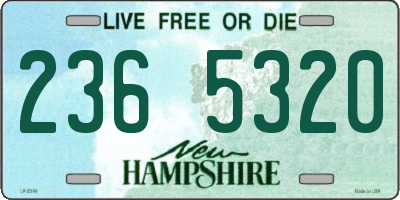 NH license plate 2365320