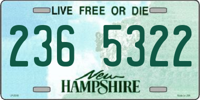 NH license plate 2365322