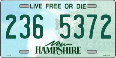 NH license plate 2365372