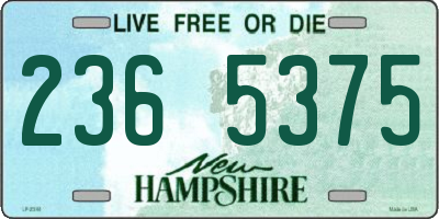 NH license plate 2365375