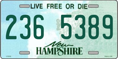 NH license plate 2365389