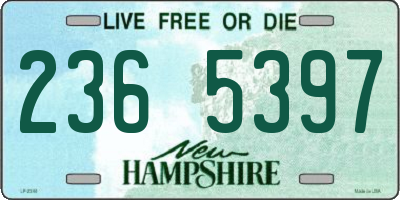 NH license plate 2365397