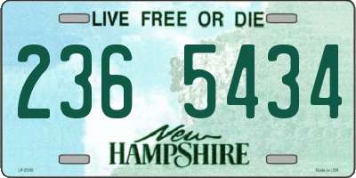 NH license plate 2365434
