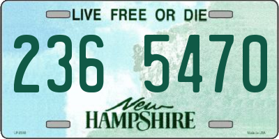 NH license plate 2365470