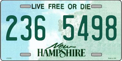 NH license plate 2365498