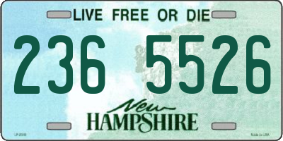 NH license plate 2365526
