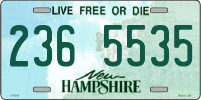 NH license plate 2365535