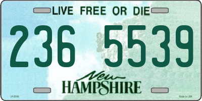 NH license plate 2365539