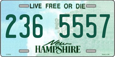 NH license plate 2365557
