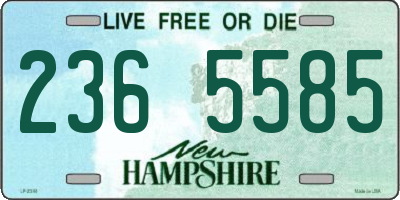 NH license plate 2365585