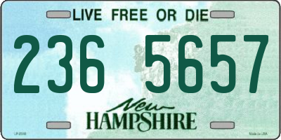NH license plate 2365657