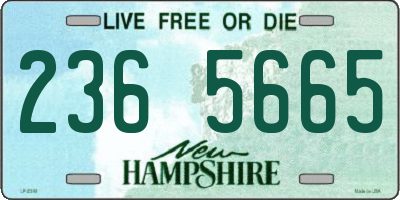 NH license plate 2365665