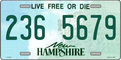NH license plate 2365679