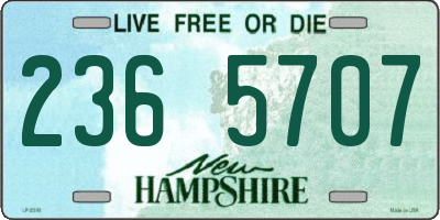 NH license plate 2365707