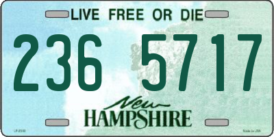 NH license plate 2365717