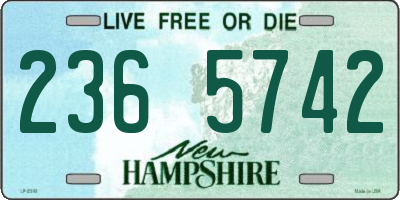 NH license plate 2365742