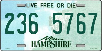 NH license plate 2365767