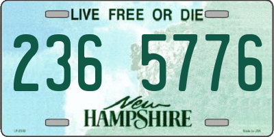 NH license plate 2365776