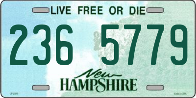 NH license plate 2365779