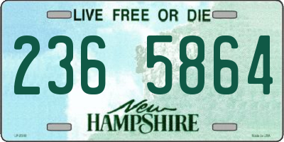 NH license plate 2365864