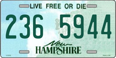 NH license plate 2365944