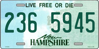 NH license plate 2365945
