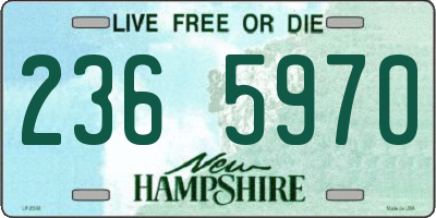 NH license plate 2365970