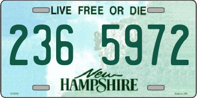 NH license plate 2365972