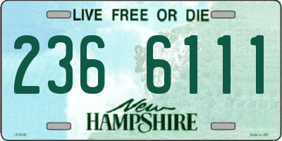 NH license plate 2366111