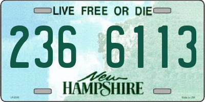 NH license plate 2366113