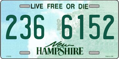 NH license plate 2366152