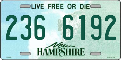 NH license plate 2366192