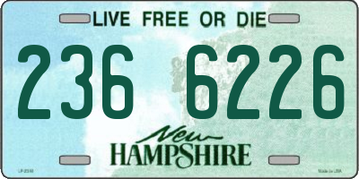 NH license plate 2366226
