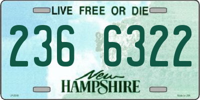 NH license plate 2366322
