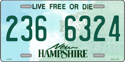 NH license plate 2366324