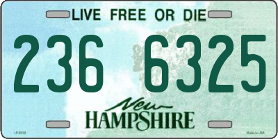 NH license plate 2366325