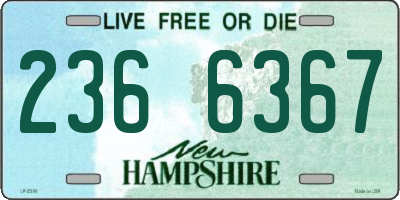 NH license plate 2366367