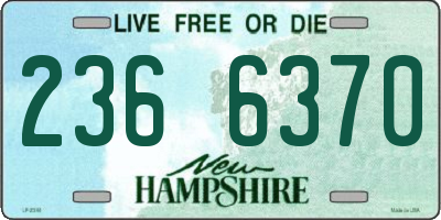 NH license plate 2366370