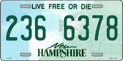 NH license plate 2366378
