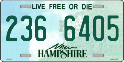 NH license plate 2366405