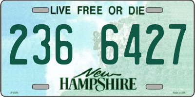 NH license plate 2366427