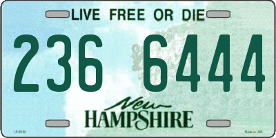NH license plate 2366444