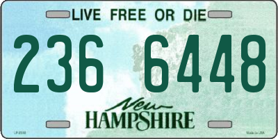 NH license plate 2366448