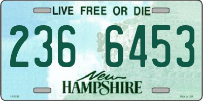 NH license plate 2366453