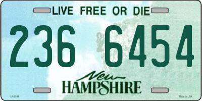 NH license plate 2366454