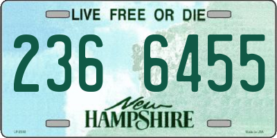 NH license plate 2366455