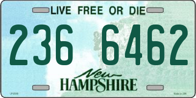 NH license plate 2366462