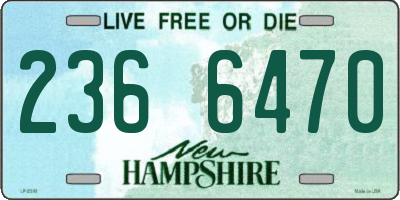 NH license plate 2366470