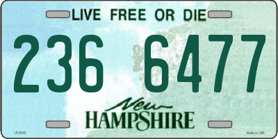 NH license plate 2366477